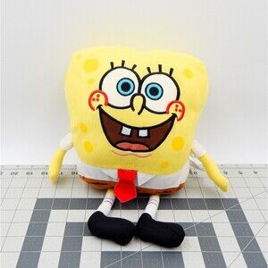Nickelodeon Sponge Bob Square Pants Plush Viacom 2010 Nanco Stuffed Toy 10 Inch